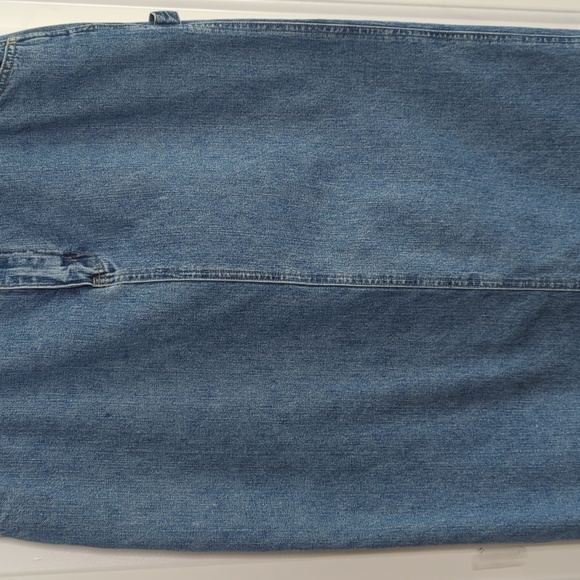 Paul Harris Blue Denim Carpenter Style Maxi Skirt Vintage Retro Y2K 12 - Picture 3 of 12